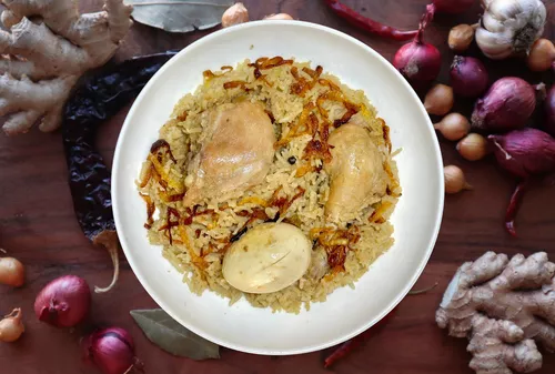 Chicken Biriyani – Bengali Biyebari Style