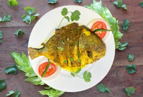 Pomfret Fish Fry (4 Pieces) 100% (11) Dairy Free Gluten Free